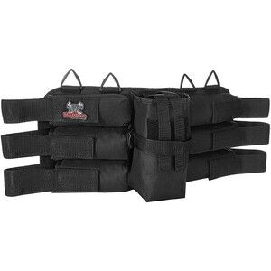 Maddog® 6+1 Horizontal Paintball. BB. Waist Pod Holder Harness, NEW